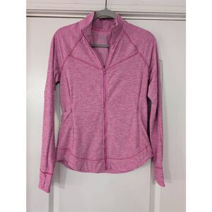 Title Nine Vitality Buttah LT Athletic Jacket women's XS‎ pink space dye fitted